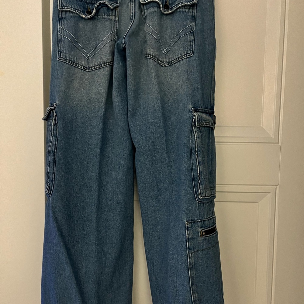 BDG URBAN OUTFITTERS Puddle Cargo Jeans 30 x 32 - Picture 13 of 16